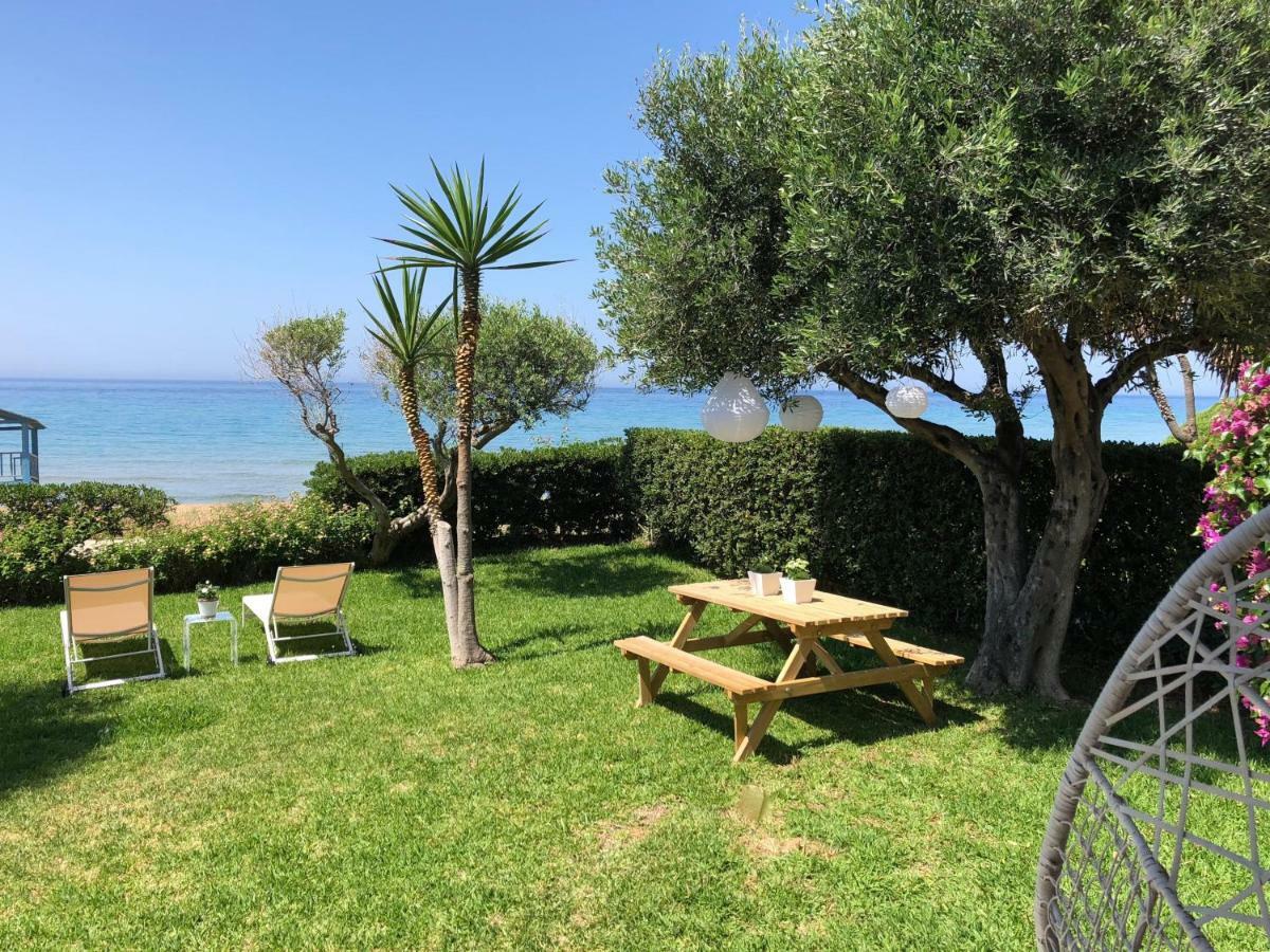 Aqua Seafront Glyfada Corfu Beach House With Garden Kültér fotó