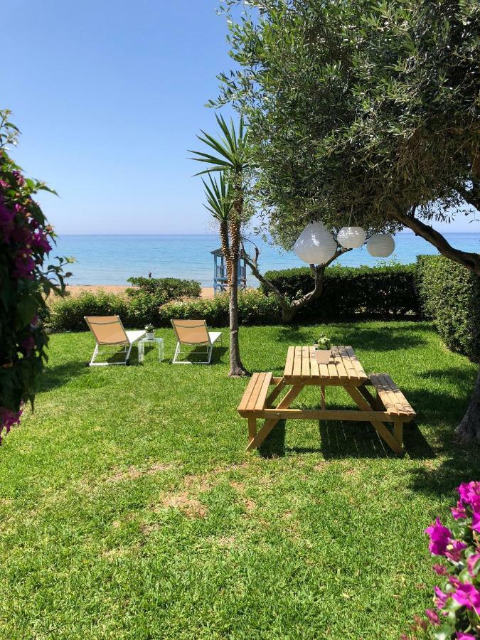 Aqua Seafront Glyfada Corfu Beach House With Garden Kültér fotó