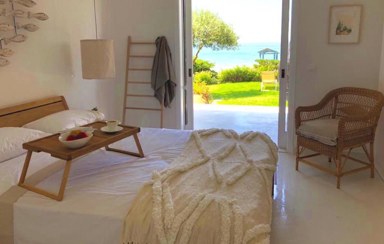 Aqua Seafront Glyfada Corfu Beach House With Garden Kültér fotó